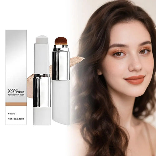 2-in-1 Color-Changing Foundation Brightening Foundation Color Changing for All Skin Types